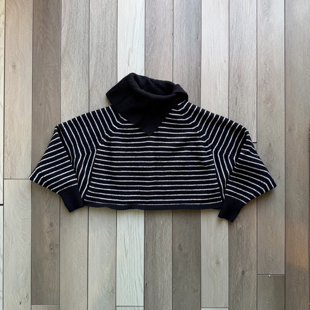 Allsaints Maddie Cropped Wool-Blend Sweater - Picture 4 of 8